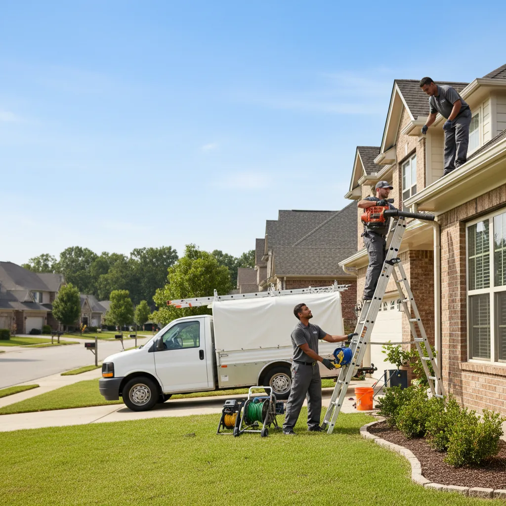 Home Gutter Service in Mcloud, OK near me